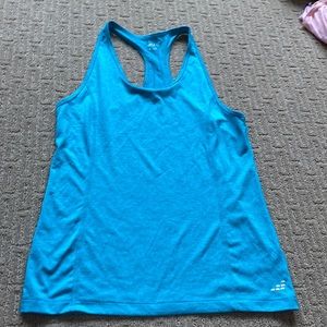 Blue Athletic Tank Top